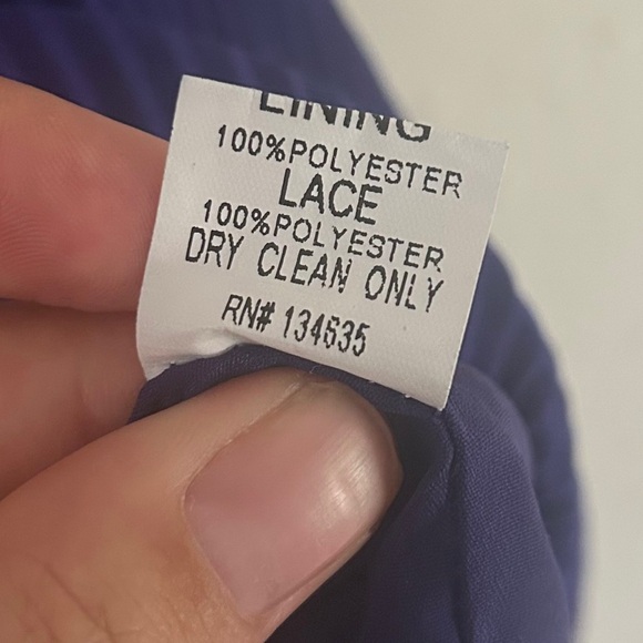 NWOT Minuet Petite Black Blue Lace Mini Dress Peter Pan Collar Formal Small - Picture 2 of 7